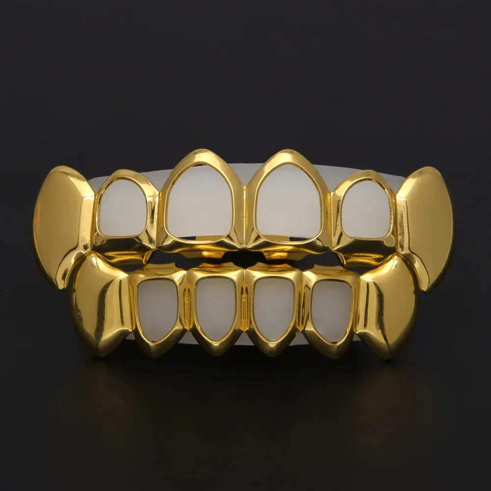 Bling Fangs Dental Teeth Caps Top And Bottom Mouth Jewelry For Rapper ...