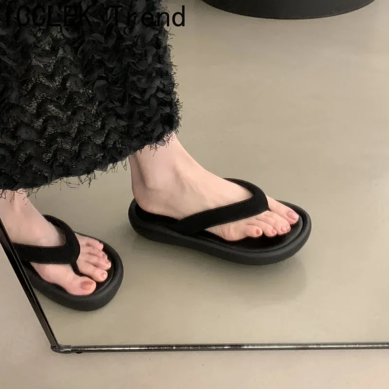 Summer Beach Flip Flop Women Slippers Fashion Clip Toe Ladies Casual Soft Sole Dress Slide 250606_voghion.com