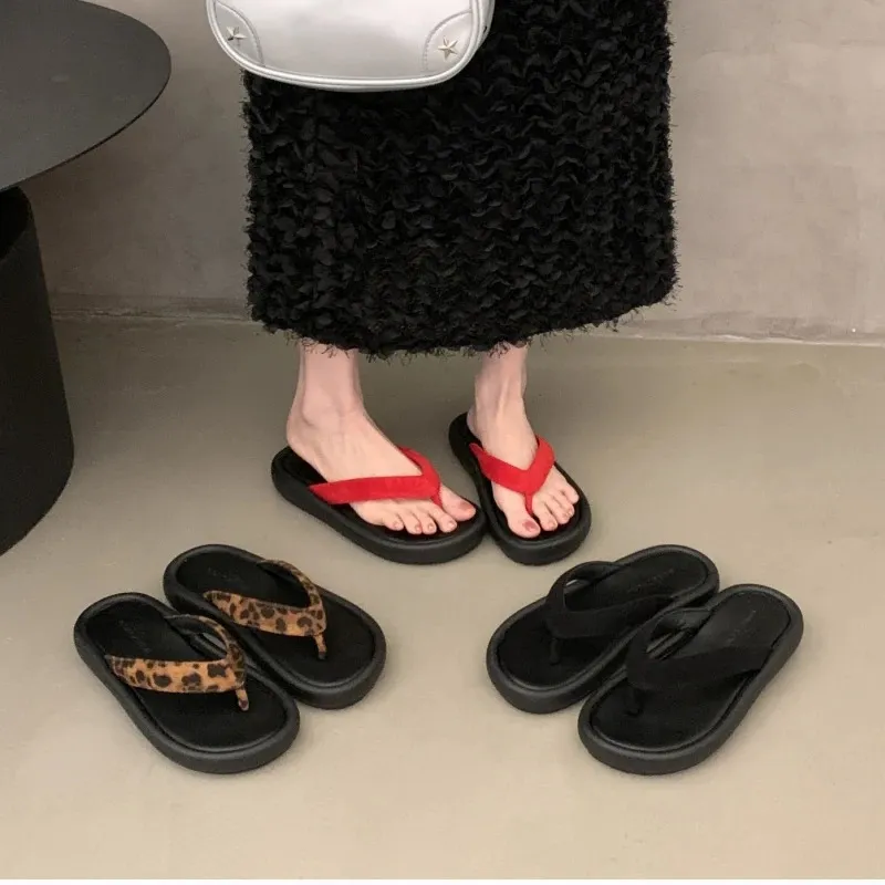 Women's Flat Sandals Beach Summer Flip Flops Casual Slide Shoes_voghion.com