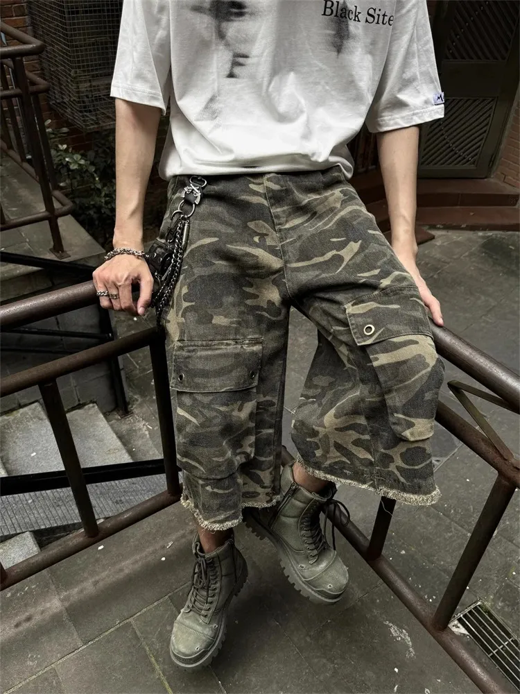 Dhgate Womens Camo Cargo Capris Women's Camouflage Cargo Cropped