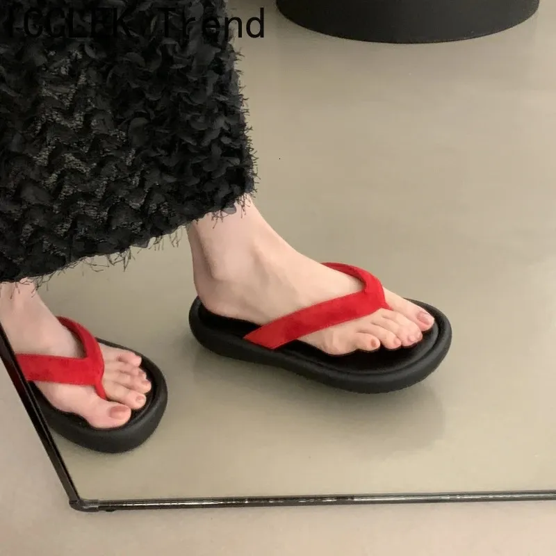 Summer Beach Flip Flop Women Slippers Fashion Clip Toe Ladies Casual Soft Sole Dress Slide 250606_voghion.com