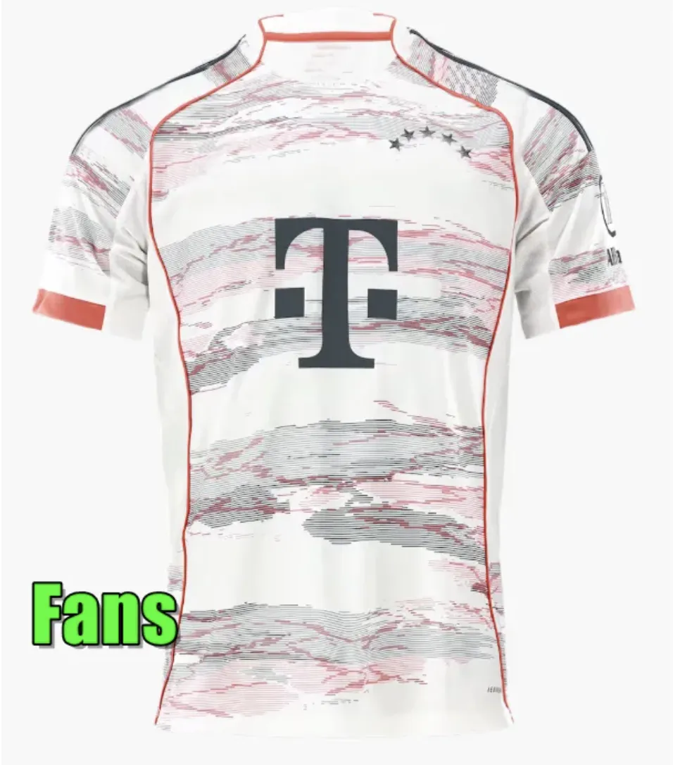 新しい +レトロケインバイエルンサッカージャージ25 26 27 28