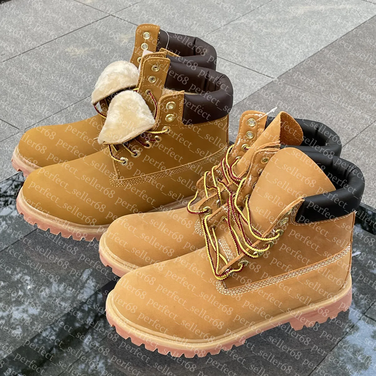 Tims Outdoor Men’s Suede Chunky Sole Boots size 10D Amazon.com | Bruno Marc Men main image 3