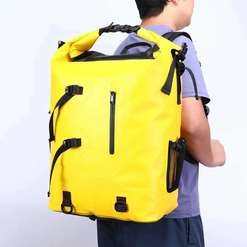 Waterproof TPU Bucket Back Pack For Outdoor Fishing, Rafting, Beach And ...