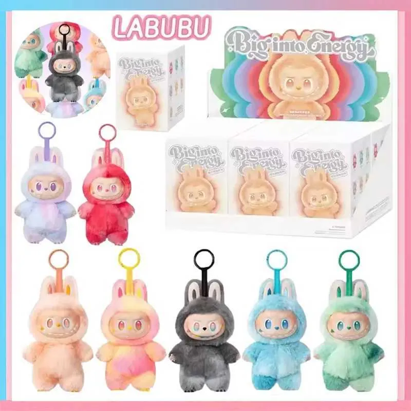 Labubu Gradient Labubu Blind Box Vinyl Pendant Macaron Monster Figure With Gradient ...