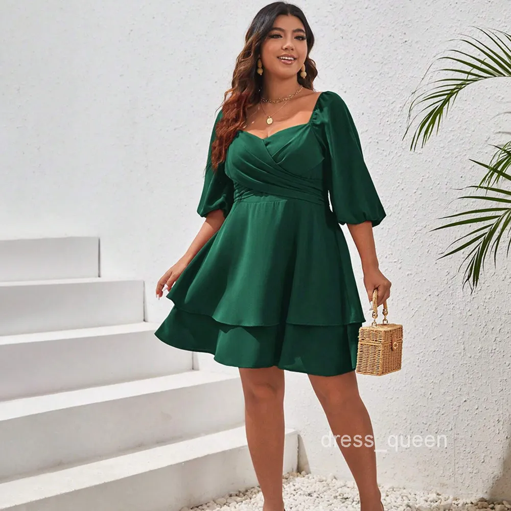 dresses flattering for short and shaped like a square Dress For Square Body Shape