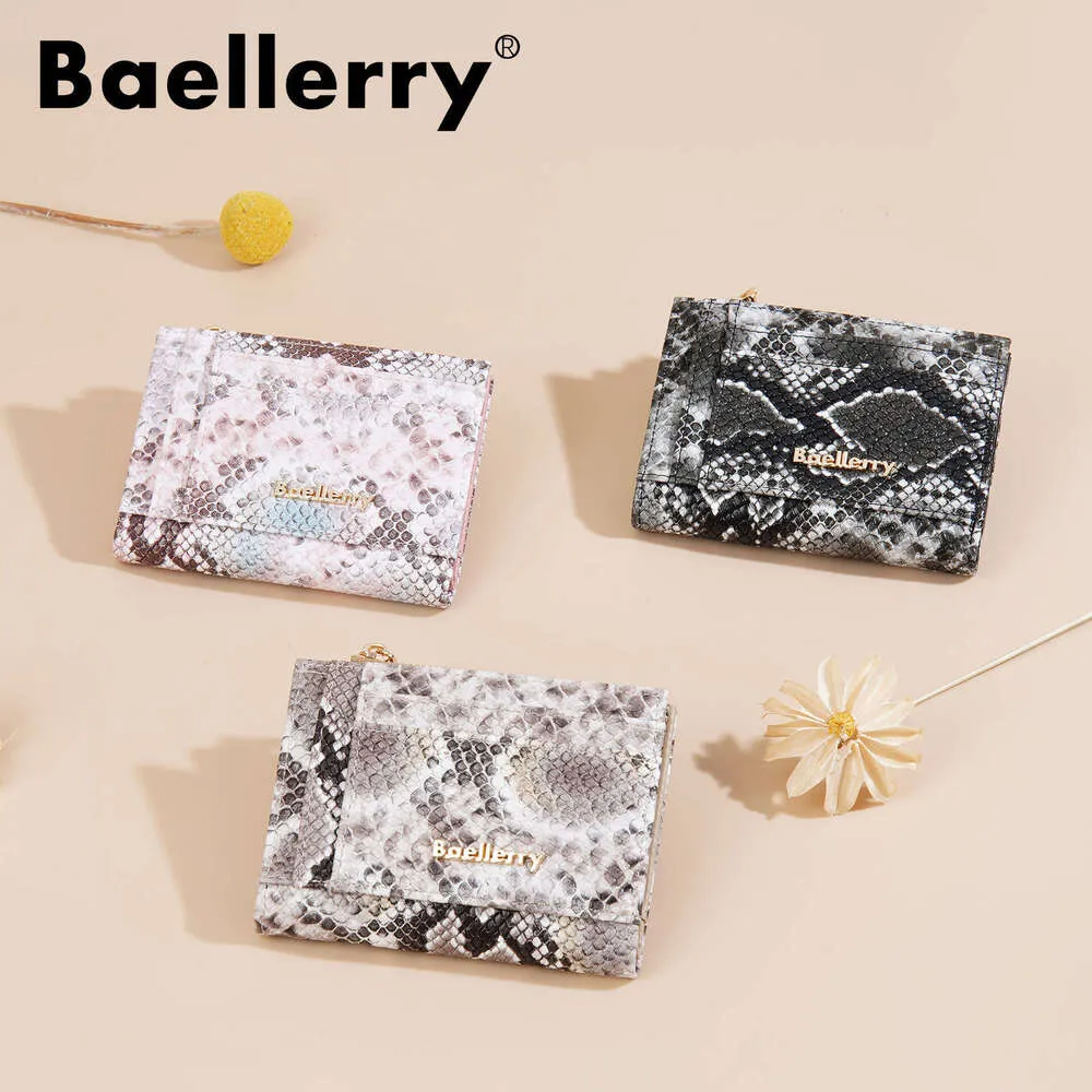 대량 Mini Wallet Zipper Coin Purse 뱀 패턴, 멀티 카드 슬롯 및 지퍼 코인 지갑이있는 여성의 짧은 지갑 구매로  큰 절약 | DHgate에서의 최고의 거래