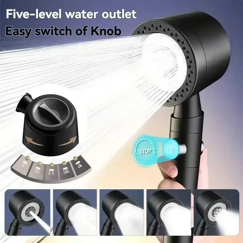 X2506121 Handheld Shower Head 5 Mode High Pressure... From Fashion ...