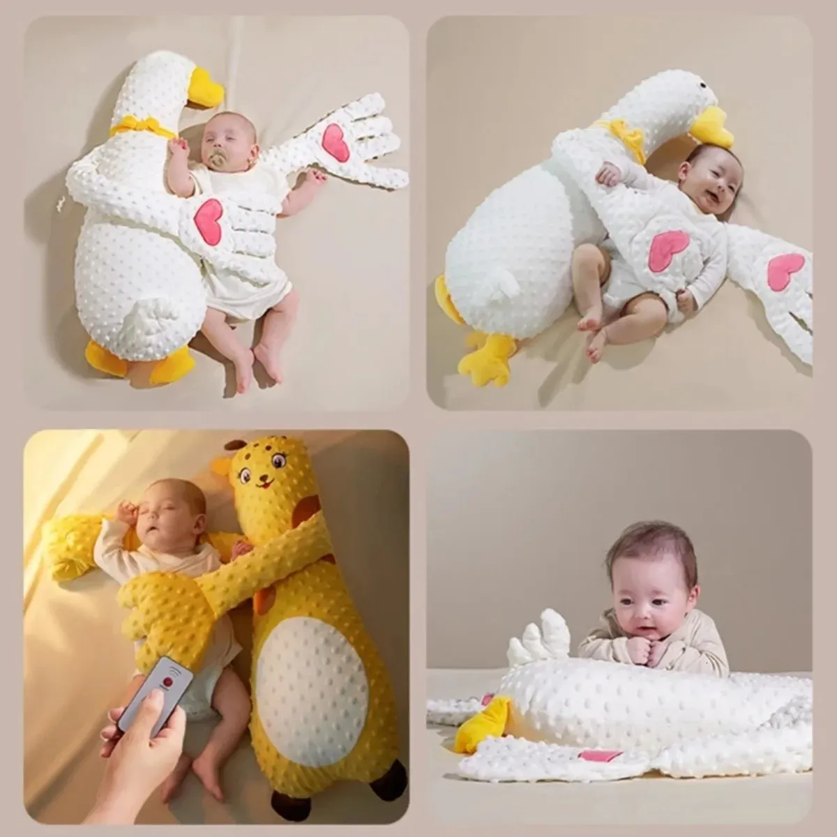 Générique Berceuse Automatique pour Bébé,Oreiller Massant avec Mouvement Naturel - Peluche Apaisante Télécommande 3 Vitesses Ajustable Maison Chambre Nuit Enfant Générique Berceuse Automatique pour Bébé,Oreiller Massant avec Mouvement Naturel - Peluche Apaisante Télécommande 3 Vitesses Ajustable Maison Chambre Nuit Enfant