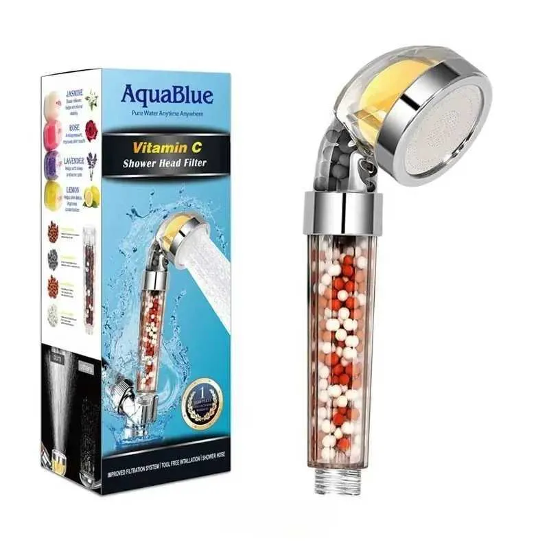 With Aromatherapy Head High Pressure Water Saving Nozzle With Anion Filter Home Bathroom Spa Accessories Shower X250612_voghion.com