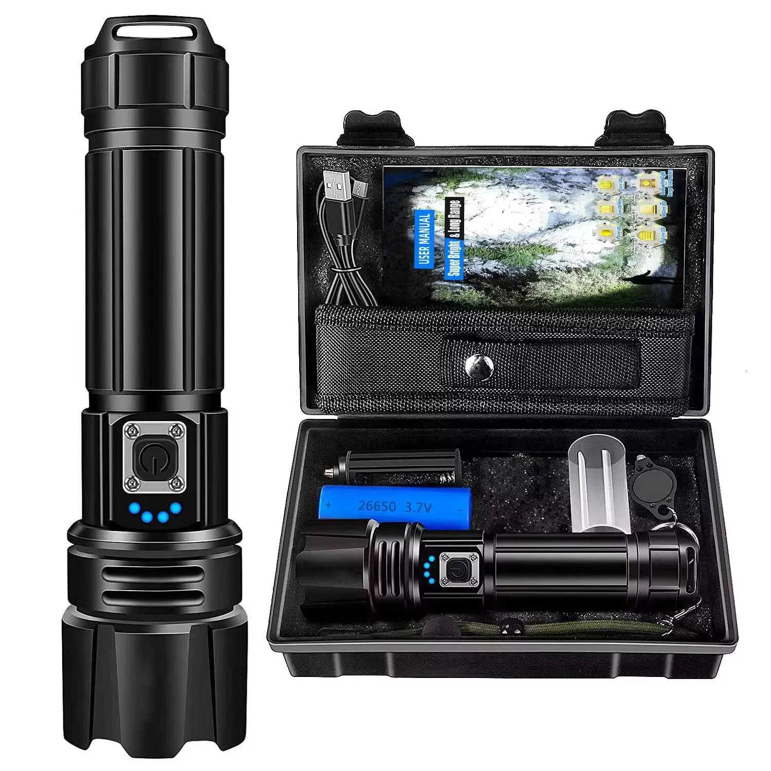 950000 Lumen Rechargeable LED Flashlight Super... From Ddmysat, $21.44 |  DHgate.Com
