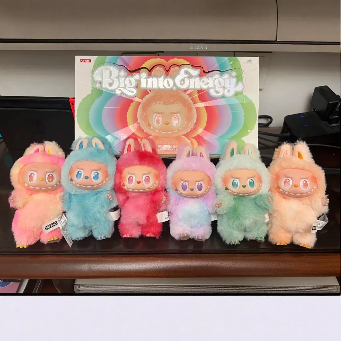 Llavero De Peluche Labubu En Rosa – Monstruo De Felpa Suave, Colgante Para Mochila Y Llavero