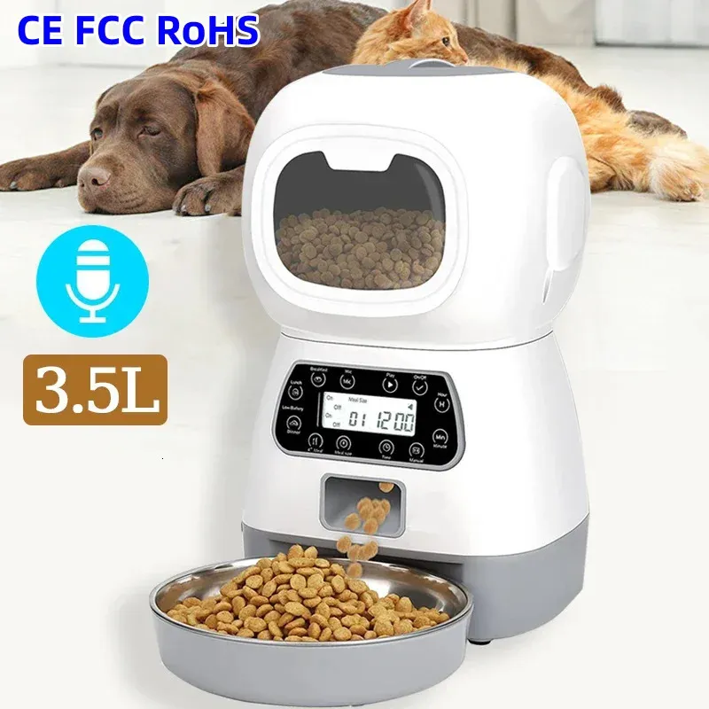 Image result for CE 3.5L Automatic Pet Feeder Smart Food Dispenser With Timer For Dogs ...