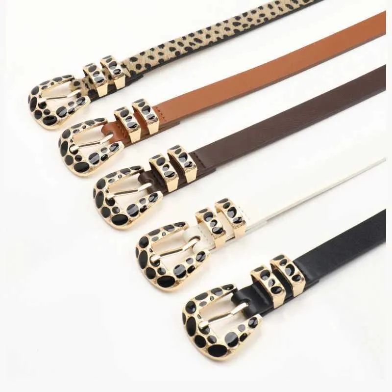 2025 Leopard Print Design Wens Gürtel Hip Hop Trendy Y2k Mädchen Gürtel Mode Lässig Jeans Kleid Zubehör Pu Leder_voghion.com
