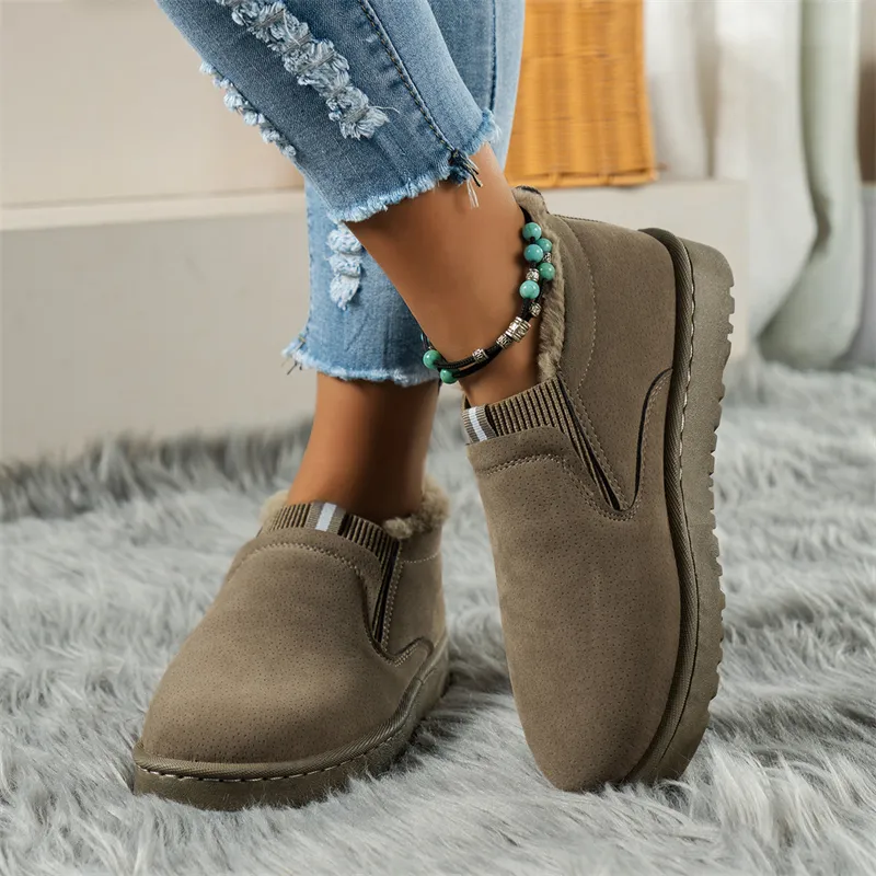 hot Free Hipping Deigner Boot For Woman Cotton Hoe Winter New Thick Oled Pluh Fahionable Claic Black Now_voghion.com