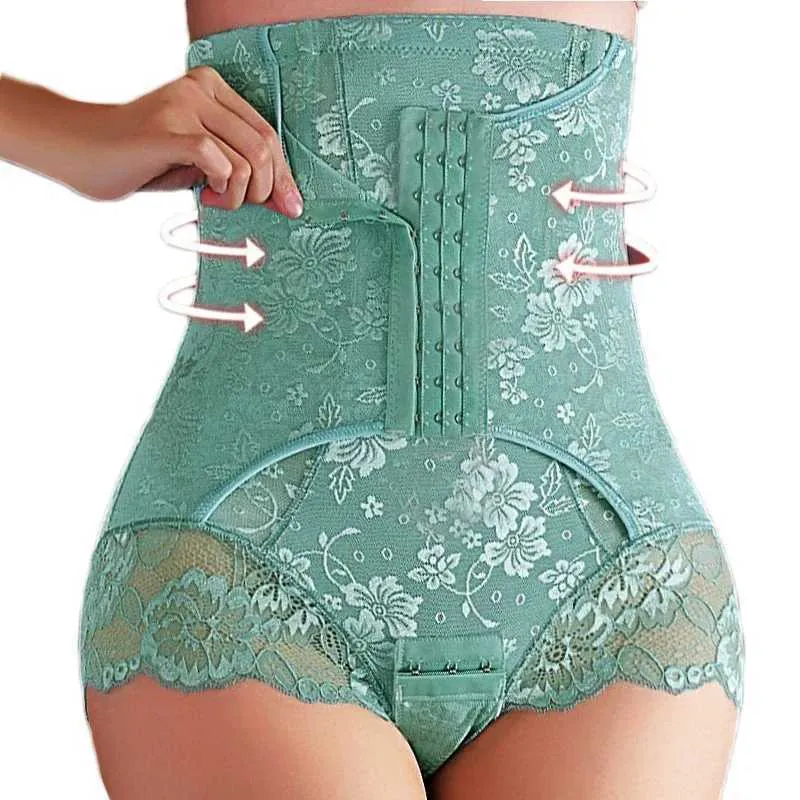 Dimmkof Lace Body Shaper Panties Shapewear Underwear High Waist