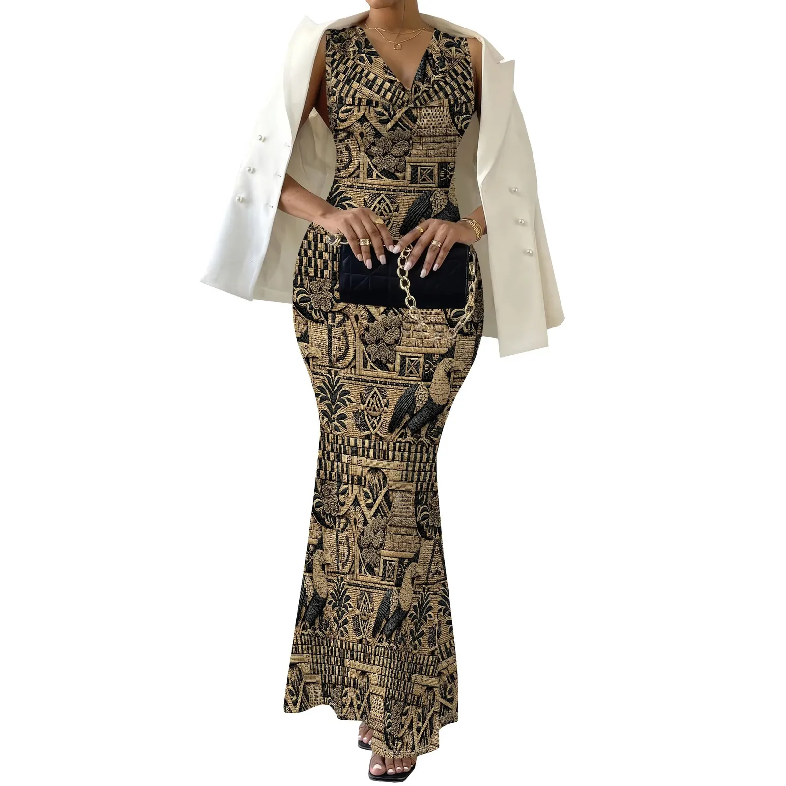 back bodycon dress African Print Maxi Dresses