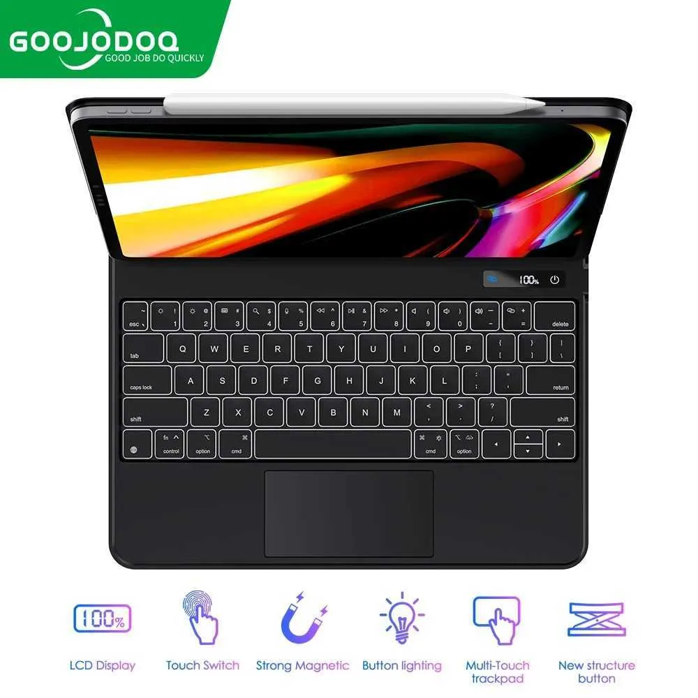 GOOJODOQ Magic Keyboard With LCD Display Backlit... From Beauty_of_ting ...