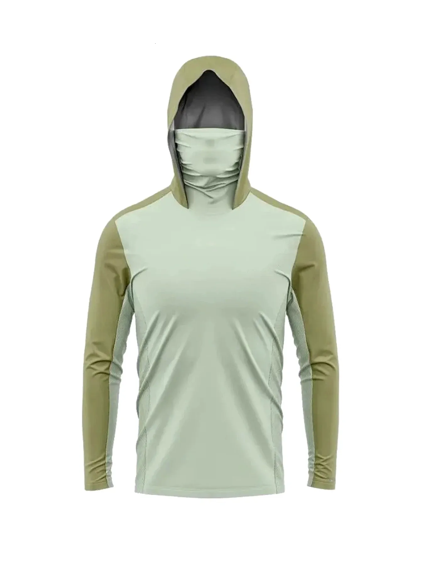 Chemise Anti-UV Homme à Capuche - UPF 50+ - Séchage Rapide - Parfaite Pour Randonnée, Pêche Et Sport