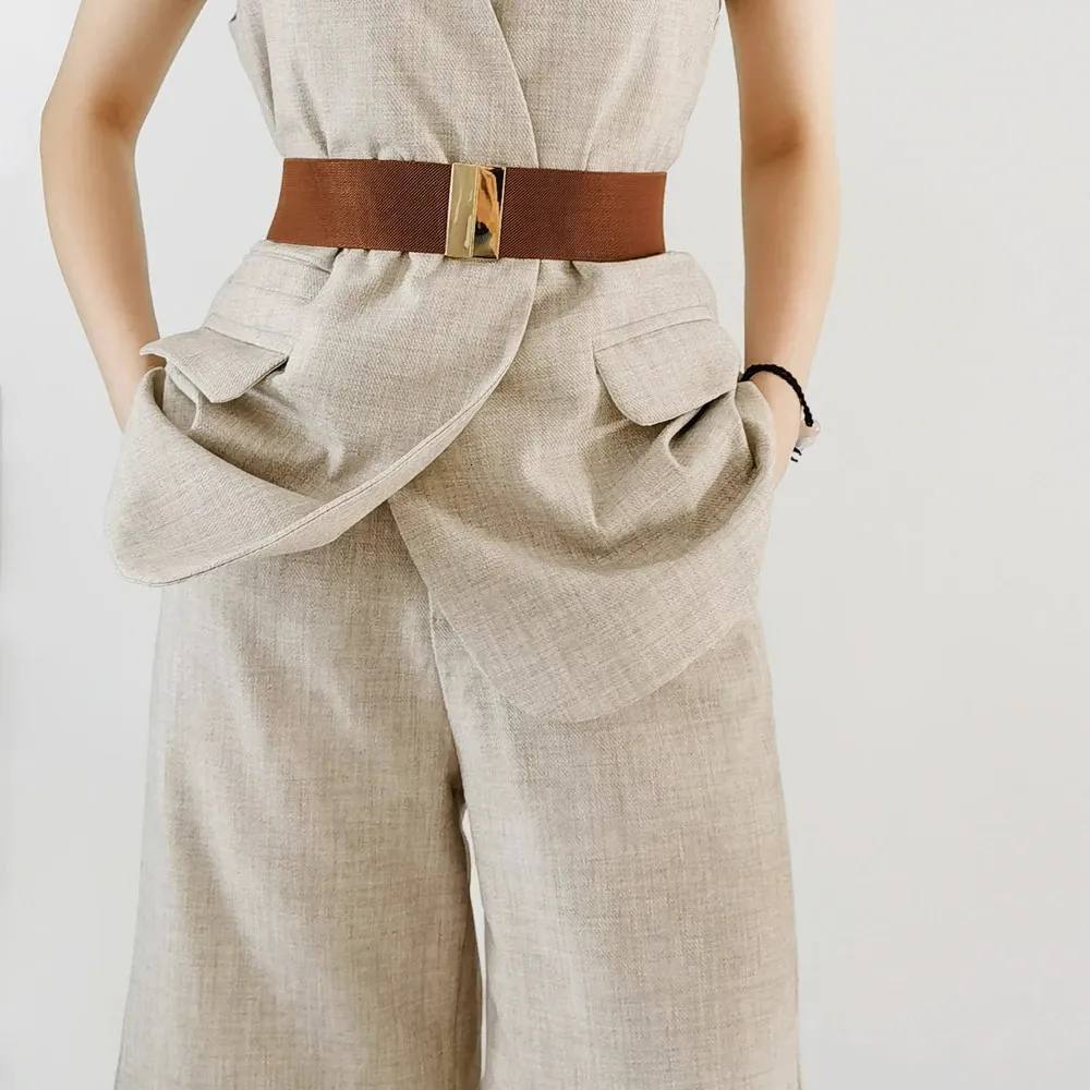 High Quality Belts For Women Elastic Waistband With Round  display picture 2