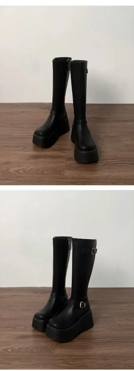 Comfortable Waterproof Platform Casual Running Shoes Anti Slip_voghion.com