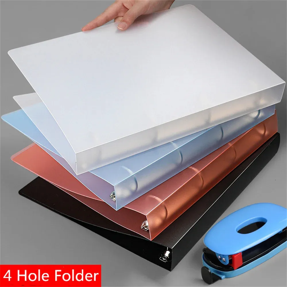 A4 Binder 4 Hole D Ring Folder Waterproof Office... From Tsukistore ...