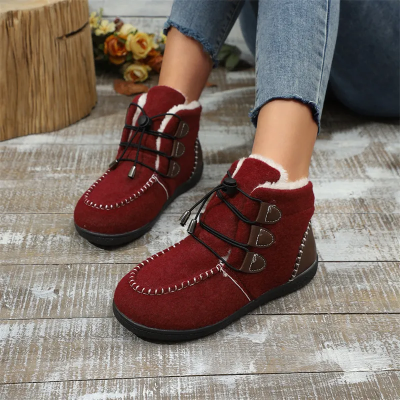 Snowboots voor dames designer katoen met warme voering_voghion.com