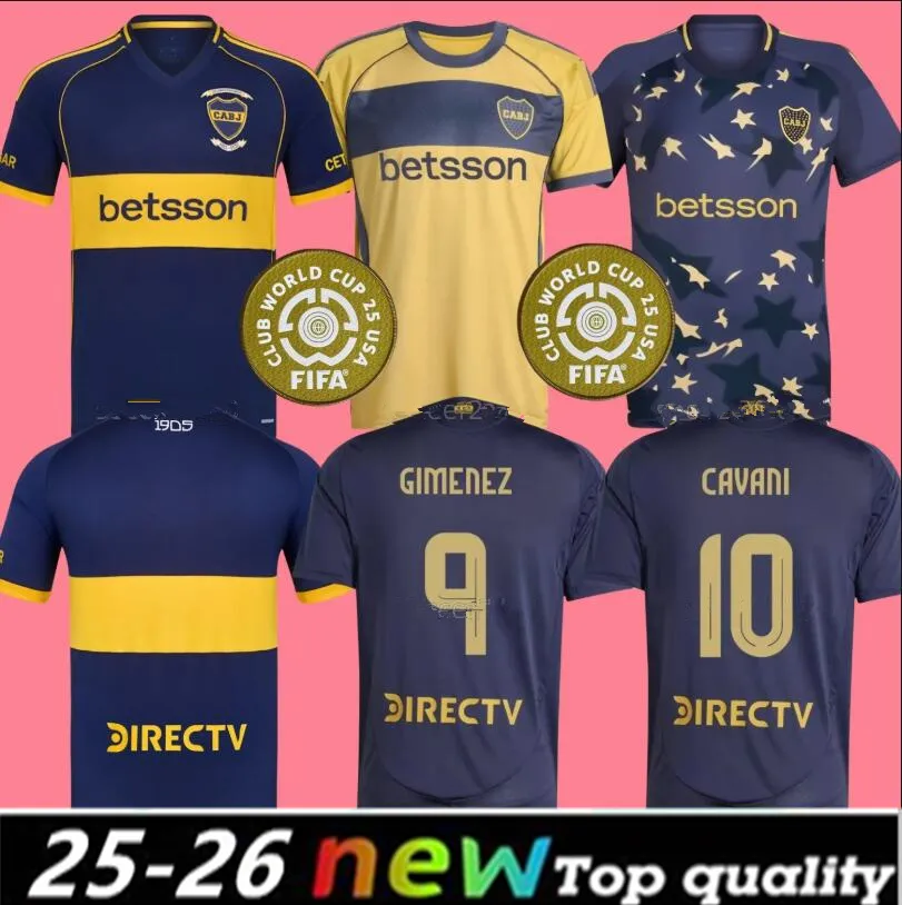 Boca Juniors Jersey 2025 Home Soccer Jersey CAVANI MARADONA More