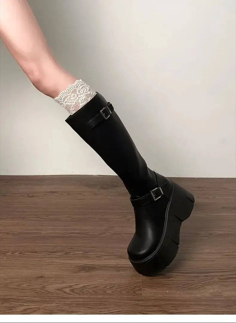 Comfortable Waterproof Platform Casual Running Shoes Anti Slip_voghion.com