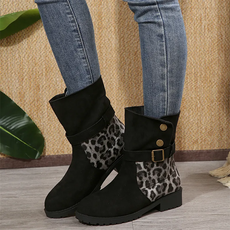 free Shipping Designer Boots For Women Autumn New Simple And Versatile Fashion Vintage Classic Black Martin Boots_desvips.com