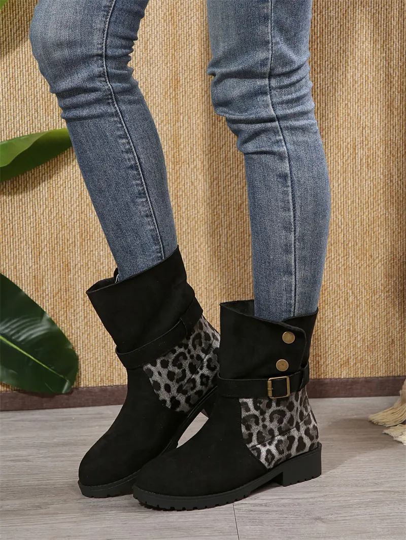 free Shipping Designer Boots For Women Autumn New Simple And Versatile Fashion Vintage Classic Black Martin Boots_desvips.com