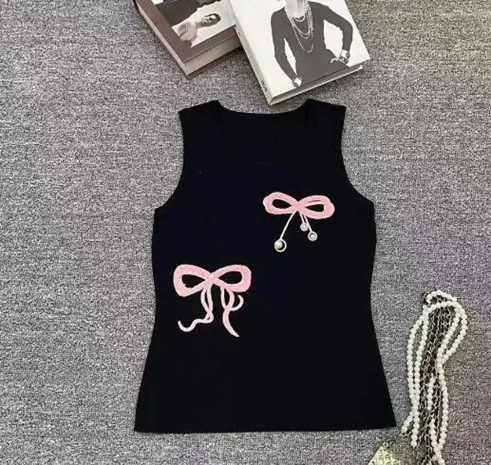 Tanks Built In Bra Knitted Cami Top: Cherry & From Joo8292