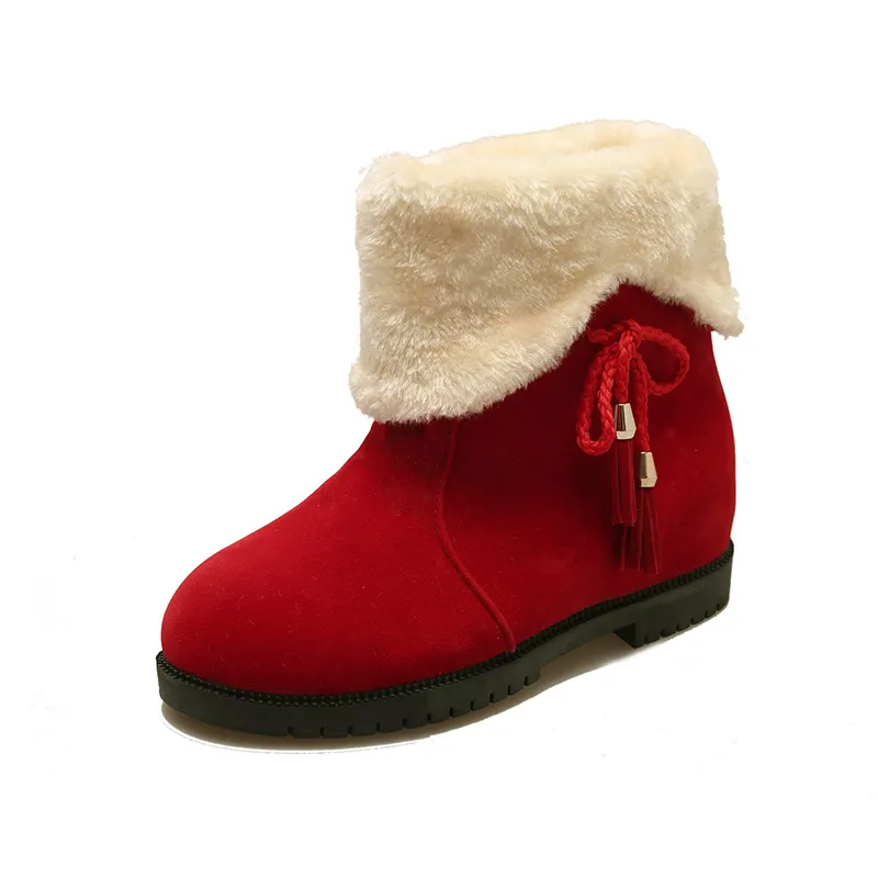 Nuovo Designer Spedizione Gratuita Per Donna Scarpe di Cotone Mantieni Caldi Stivali alla Moda con Plateau Stivali da Neve Neri Rossi Bianchi_voghion.com