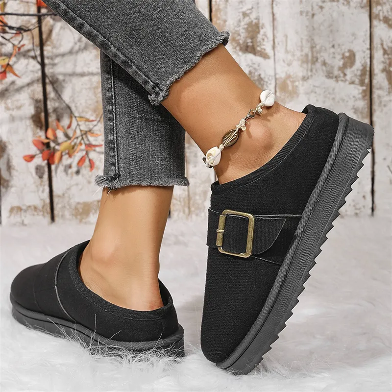 Stivali da neve donna designer in cotone caldi alla moda_voghion.com