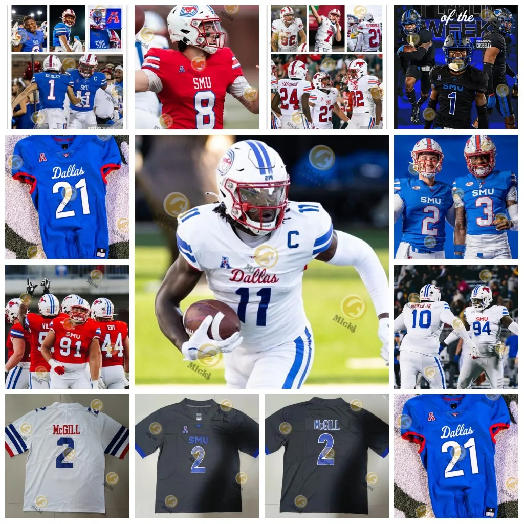SMU Mustangs Football Jersey 2025: Hawkins, Van Dyke More Custom