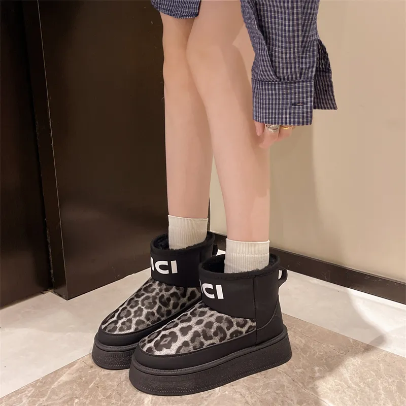 Botas de nieve clásicas de diseñador para mujer, zapatos de algodón que mantienen el calor, envío gratis_voghion.com