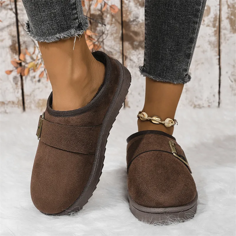 Stivali da neve donna designer in cotone caldi alla moda_voghion.com