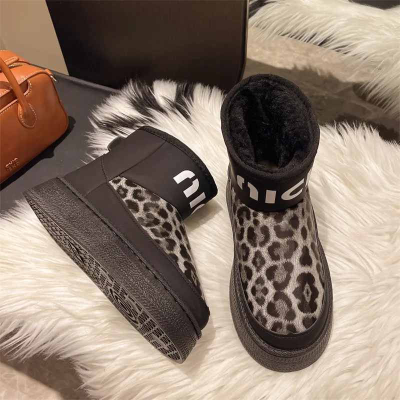 Botas de nieve de diseño clásicas para mujer botas de algodón_voghion.com