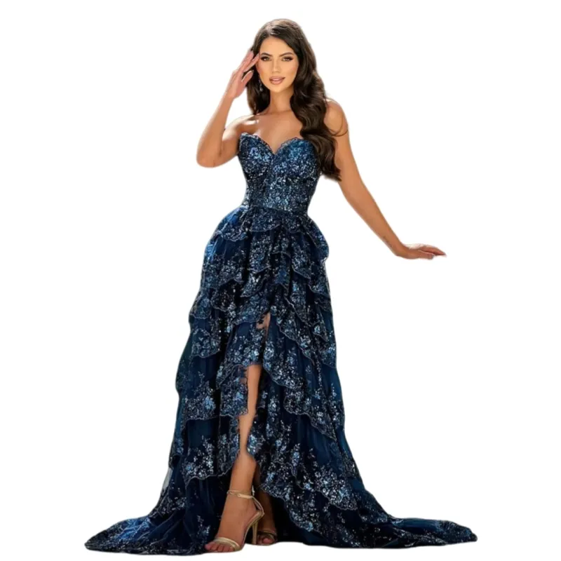 prom dresses 2002 La Femme Dress 32002 Formal Dress Royal Blue / 6 20027 Style 2000s Salmon Pink Beaded Rhinestone