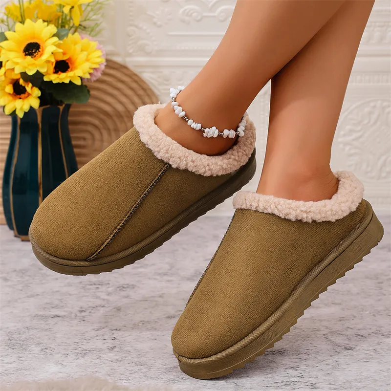 Hot Gratis Verzending Designer Pantoffels Voor Vrouwen Binnen Buiten Houd Warm Katoenen Schoenen Casual Pluche Sandalen_voghion.com