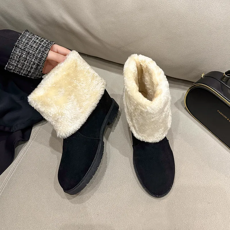 Nuovo Designer Spedizione Gratuita Per Donna Scarpe di Cotone Mantieni Caldi Stivali alla Moda con Plateau Stivali da Neve Neri Rossi Bianchi_voghion.com
