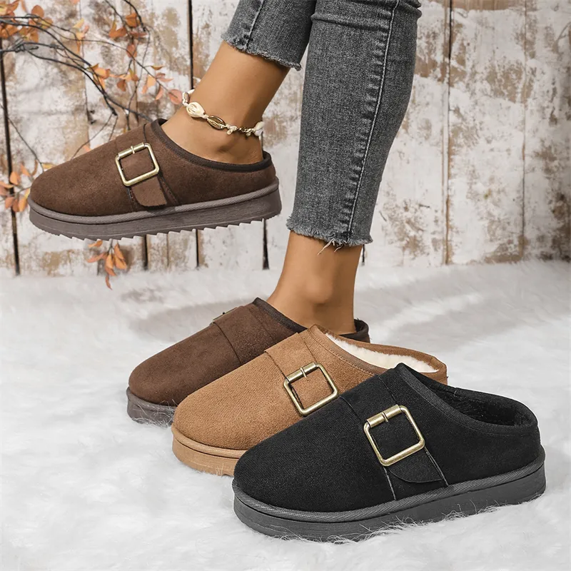 Nuovo Designer Spedizione Gratuita Per Donna Scarpe di Cotone Mantieni Caldi Stivali alla Moda Classici Stivali da Neve Neri Marroni Caffè_voghion.com
