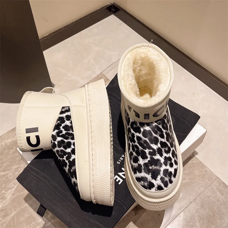 Botas de nieve de diseño clásicas para mujer botas de algodón_voghion.com