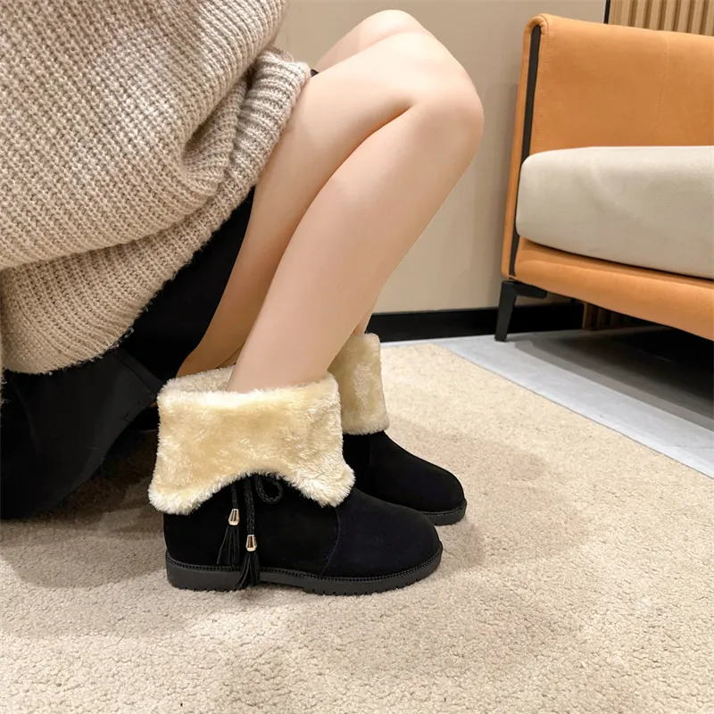 Nuovo Designer Spedizione Gratuita Per Donna Scarpe di Cotone Mantieni Caldi Stivali alla Moda con Plateau Stivali da Neve Neri Rossi Bianchi_voghion.com