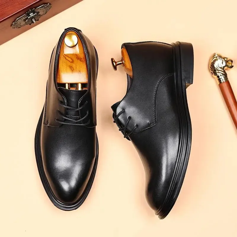 Leather Shoes Breathable MenS Rubber Shoes Casual... From 35,97  | DHgate