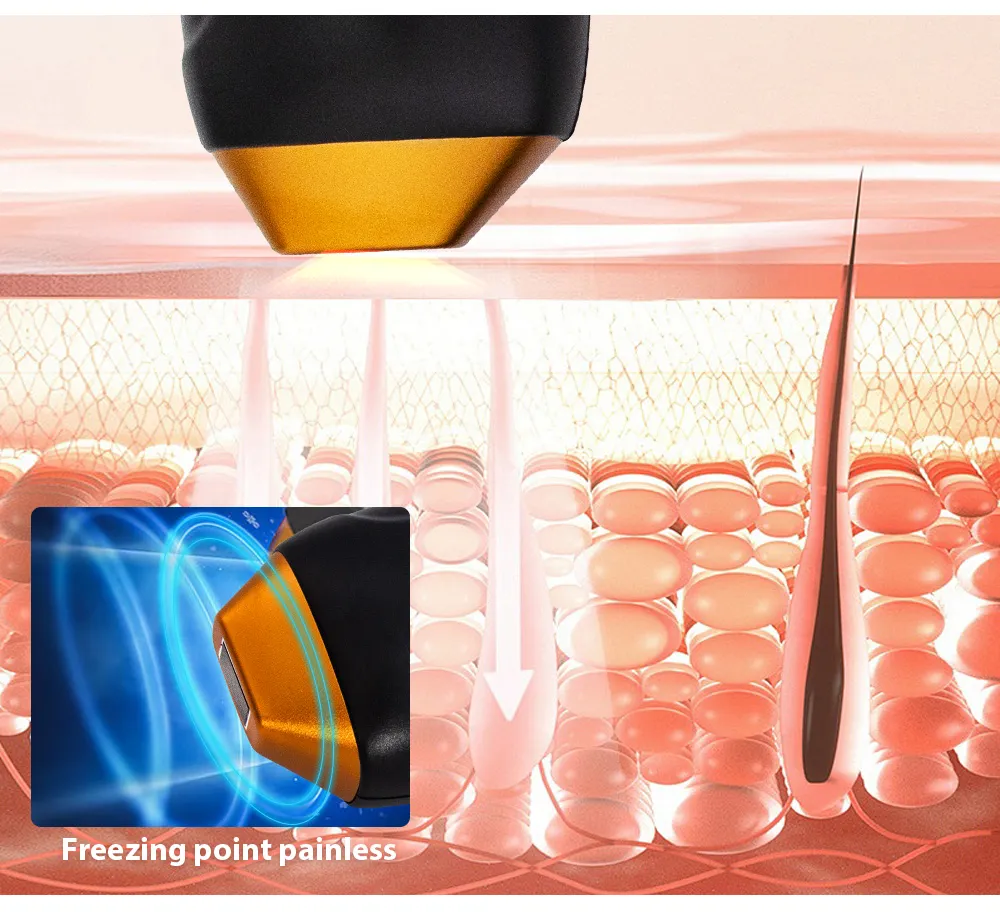 hair removal device -Super Cooling System