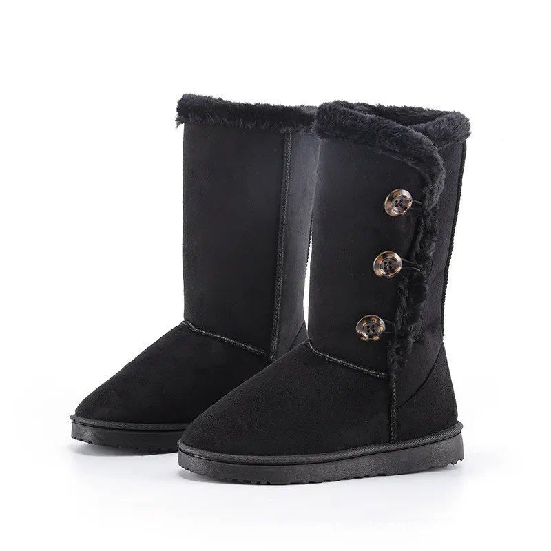 new Free Shipping Designer For Woman Cotton Shoes Keep Warm Winter Fashion Boots Casual White Snow Boots_voghion.com