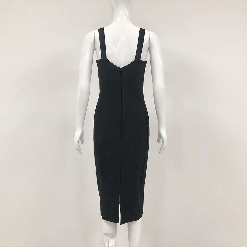 Fashion Low Cut Lace Strap Bodycon Dress Tight Fitting French Style Bandage  Long Dress For Autumn Winter From Clothercloudy, $56 | DHgate.Com