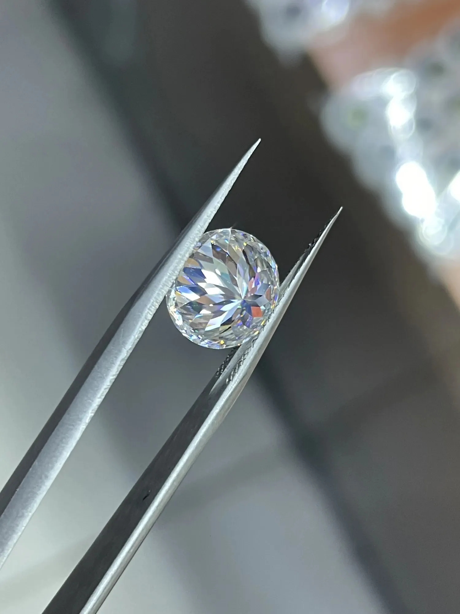 Diamond Stud Earrings Plum Cut Vvs1 D Colour Gra Certified_voghion.com