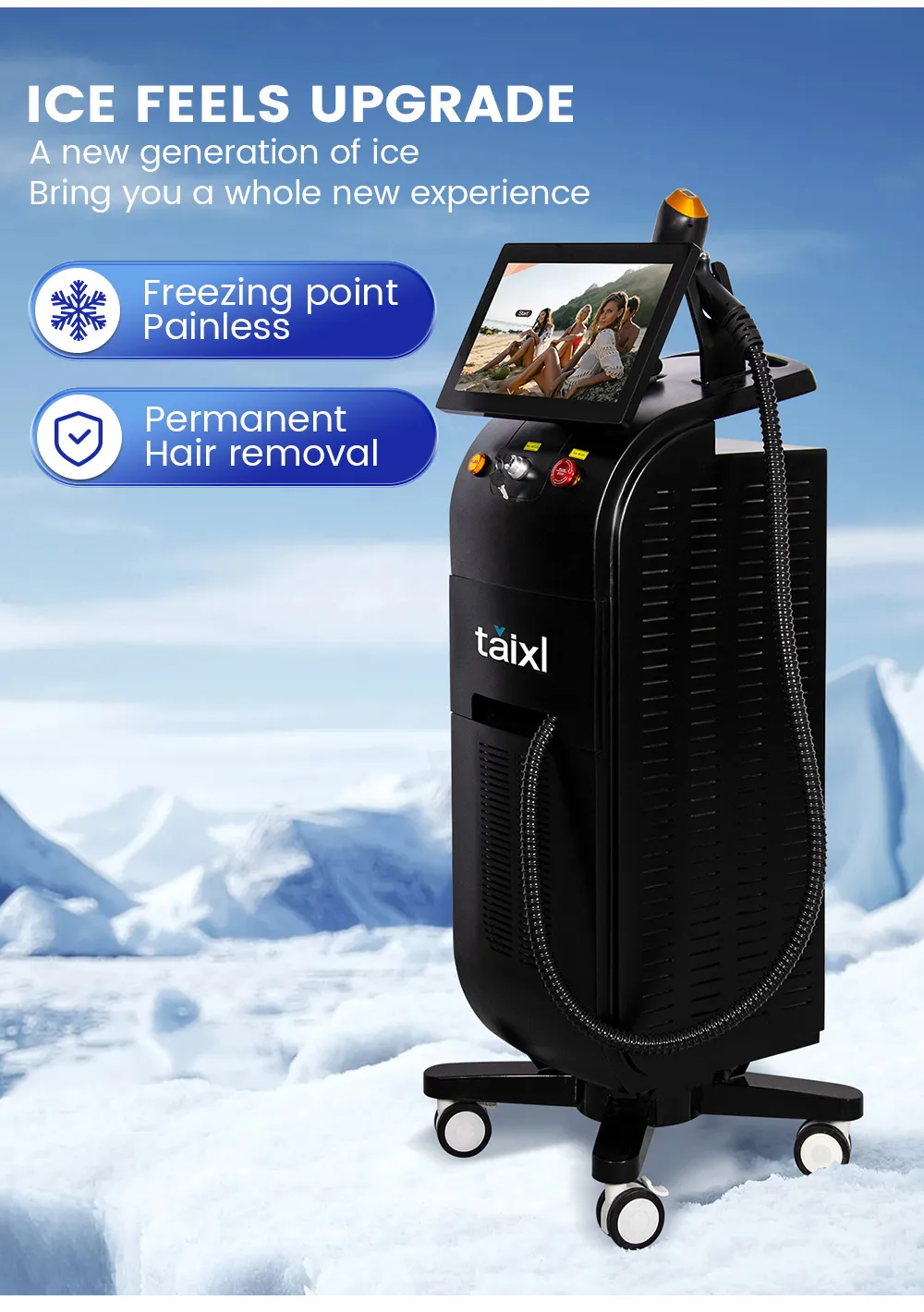 diode laser hair removal machine - cooling system